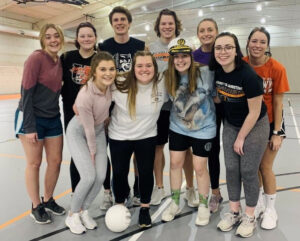 Amber and her Intramural Volleyball Team