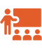 Icon depicting a presentation