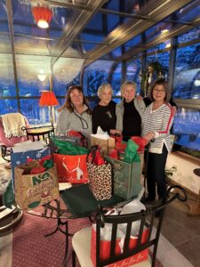 Pictured from left to right are Dr. Teree Rittenbach ’76, Dr. Geneal Hall ’59, Dr. Helen Melland and Dr. Diane Fladeland