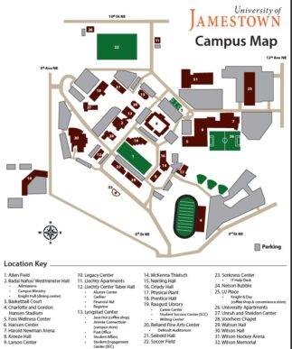 Campus Map - University of Jamestown