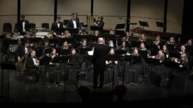 A large band with instruments