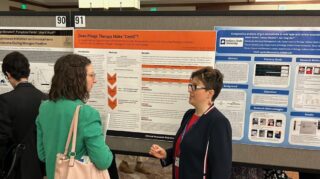 Amanda Robinson presenting at the IAS Conference