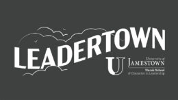 Logo for Leadertown conference, with 