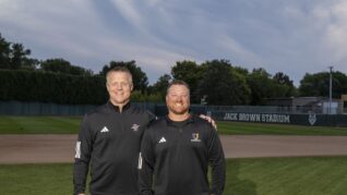 hager and iliff on field